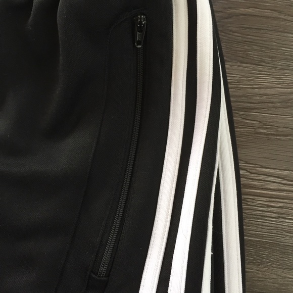 Adidas Climacool Black Training Pants Three White Stripes #5 Youth Large - Picture 8 of 10